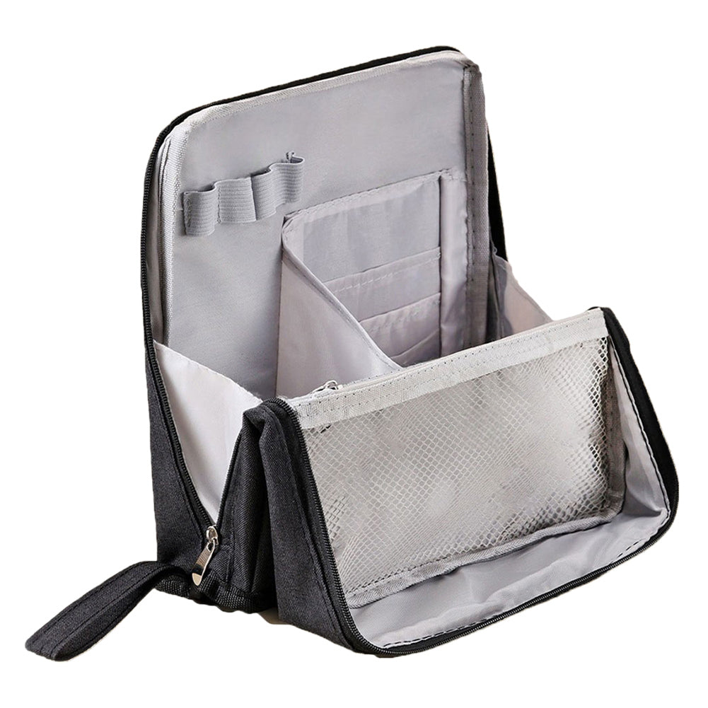 Standing Portable Makeup Bag with Large Capacity