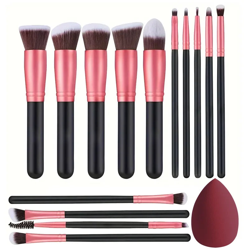 Luxury 14-Piece Makeup Brush Set