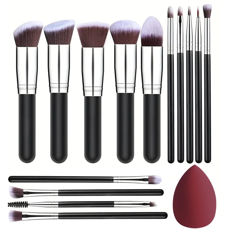 Luxury 14-Piece Makeup Brush Set