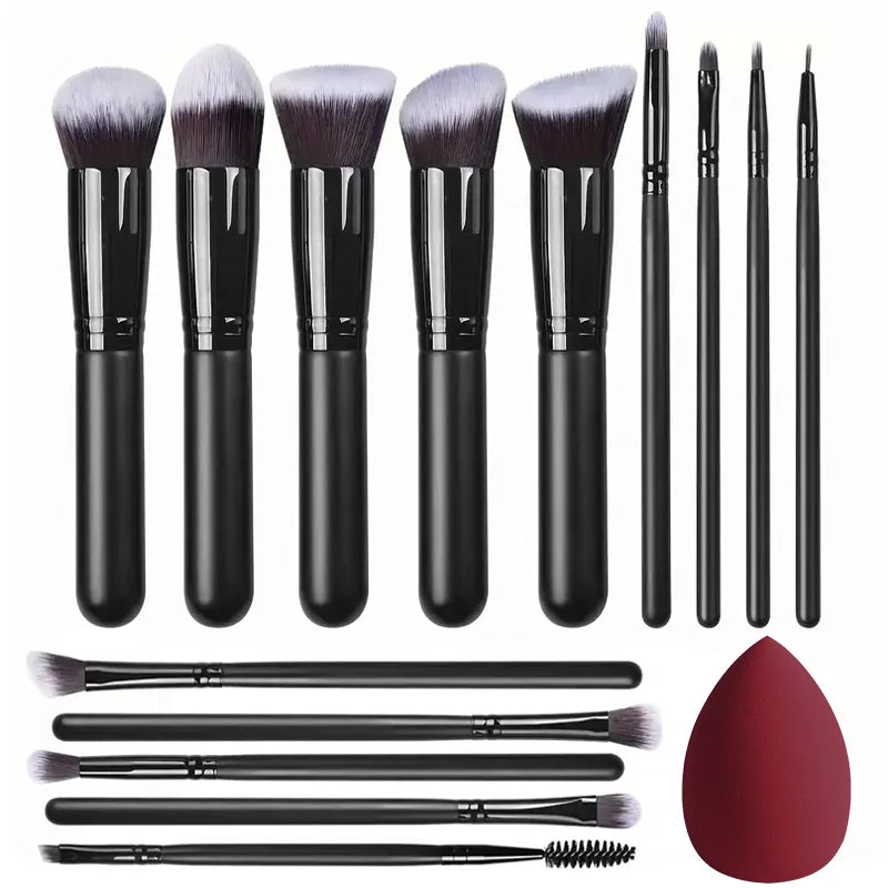 Luxury 14-Piece Makeup Brush Set