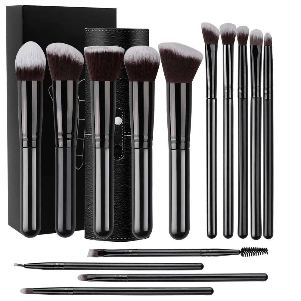 Luxury 14-Piece Makeup Brush Set