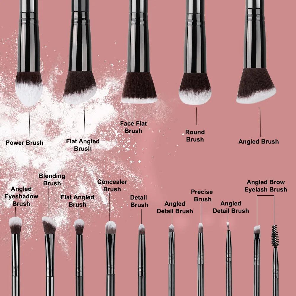 Luxury 14-Piece Makeup Brush Set