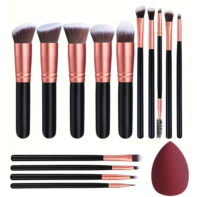 Luxury 14-Piece Makeup Brush Set