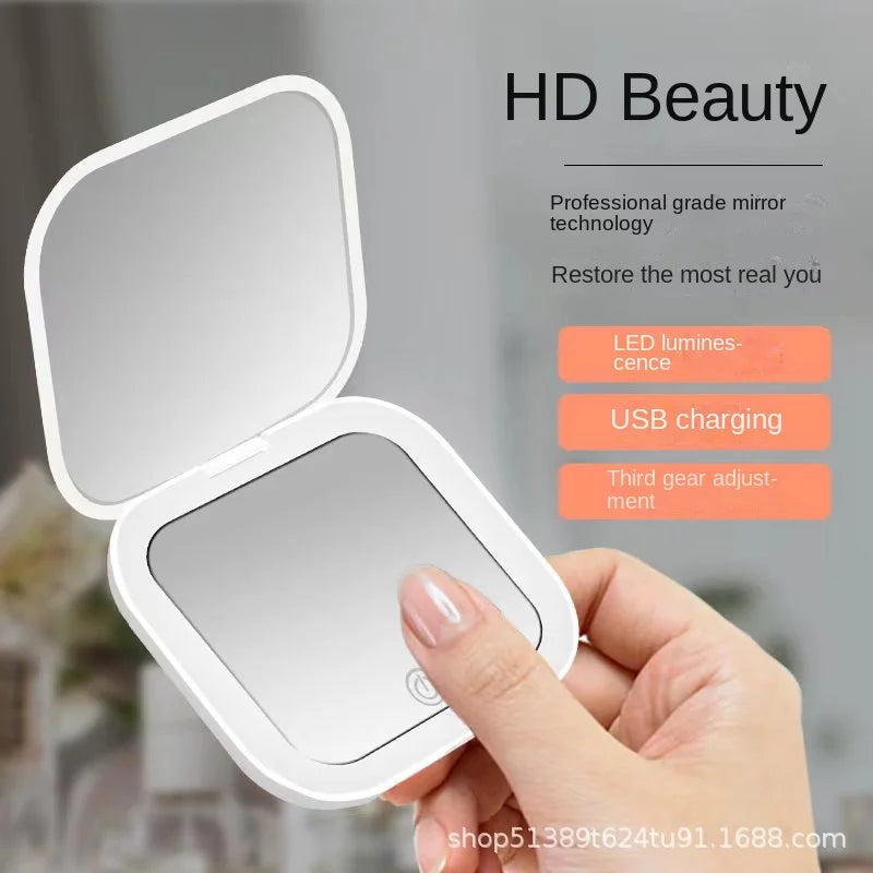 Compact LED Makeup Mirror