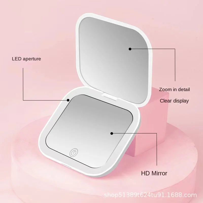Compact LED Makeup Mirror